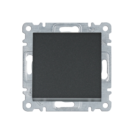 LUMINA SOUL/ INTENSE/ PASSION MODUŁ CZARNY ŁĄCZNIK 1-BIEGUNOWY ZACISKI SPRĘŻYNOWE 10AX 250V