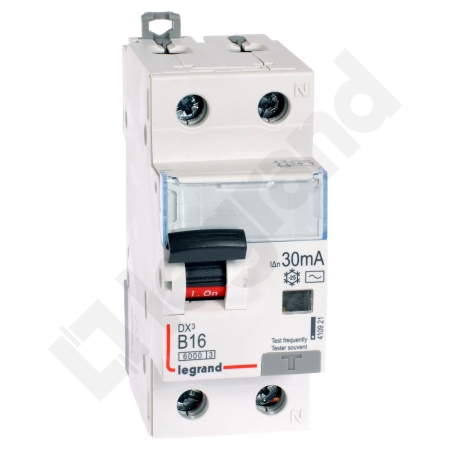 P312 DX3 B 16A/ 30MA/AC WYŁĄCZNIK RÓŻNICONADPRĄDOWY B 16A 1P+N 2M 30MA AC 6KA