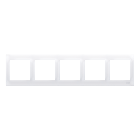 SIMON 54 PREMIUM BIAŁY RAMKA 5-KROTNA DR5/11