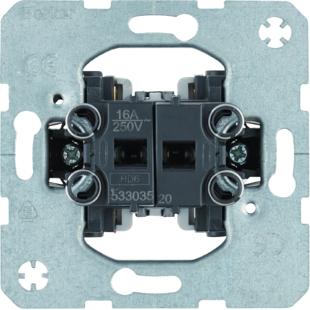 ONE PLATFORM MECHANIZM ŁĄCZNIK ŻALUZJOWY 2X ZACISKI SPRĘŻYNOWE 10A 250V