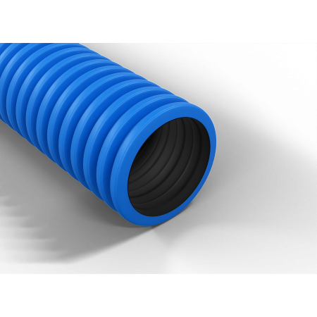 QRK 75-50 FLEX NIEBIESKI RURA OSŁONOWA KARBOWANA DWUWARSTWOWA ZIEMNA HDPE FI75/61 450N/5CM