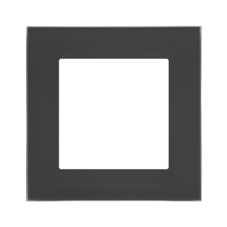 SIMON 55 NATURE CZARNY RAMKA 1X SZKŁO MROŻONE