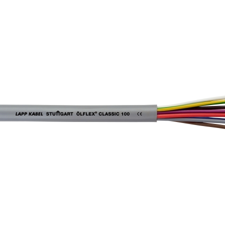 OLFLEX CLASSIC 100  3X  2.5 ŻO SZARY PRZEWÓD STEROWNICZY 450/750V KL.5 KOLOR BĘBEN