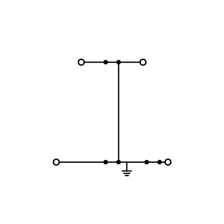 ZŁĄCZKA DWUPIĘTROWA 4-PRZEWODOWA ZŁĄCZKA PE, ŻÓŁTO-ZIELONY