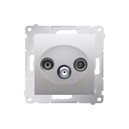 SIMON 54 MODUŁ SREBRNY MAT GNIAZDO RTV-SAT KOŃCOWE/ZAKOŃCZENIOWE 1DB