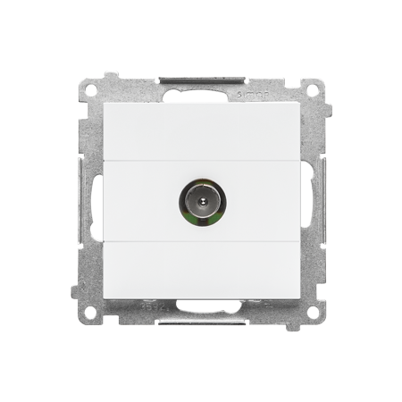 SIMON 55 MODUŁ BIAŁY MAT GNIAZDO TV 1X DO INSTALACJI INDYWIDUALNYCH