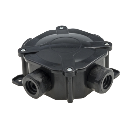 11P A.0035C PUSZKA INSTALACYJNA NT 75X75X33 IP67 PG16 Z ZACISKAMI 5X4.0 CZARNY