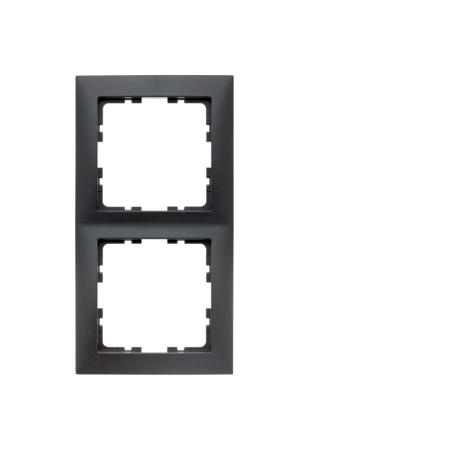 B.KWADRAT ANTRACYT MAT RAMKA 2X