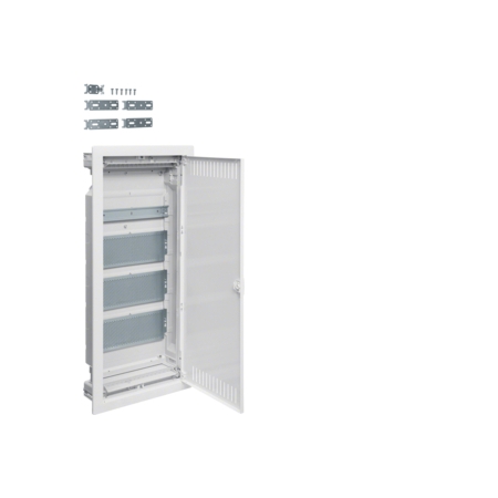 ROZDZIELNIA PLASTIKOWA PT MULTIMEDIALNA 3X PŁYTA 1X TH35 IP30 755.5X348X94.5 DRZWI WENT BIAŁY VOLTA