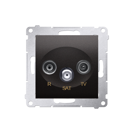 SIMON 54 MODUŁ ANTRACYT GNIAZDO RTV-SAT KOŃCOWE/ZAKOŃCZENIOWE 1DB