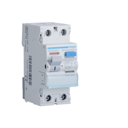 CDC240J 40A/ 30MA/AC WYŁĄCZNIK RÓŻNICOWY 40A 2P 2M 30MA AC 6KA