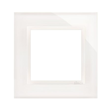 SIMON 54 NATURE BIAŁA PERŁA SZKŁO RAMKA 1X
