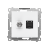 SIMON 55 MODUŁ BIAŁY MAT GNIAZDO TV TYP F+ GNIAZDO KOMPUTEROWE 1X UAE 8 CAT.6 UTP