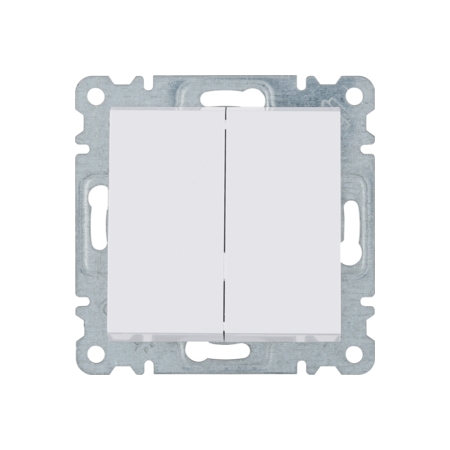 LUMINA SOUL/ INTENSE/ PASSION MODUŁ BIAŁY ŁĄCZNIK UNIWERSALNY 2X ZACISKI ŚRUBOWE 10AX 250V