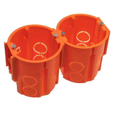 PUSZKA ŁĄCZENIOWA GŁĘBOKA Z WKRĘTAMI 81MM GŁĘBOKOŚCI