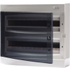 ECT 2X18PT-S ROZDZIELNIA PLASTIKOWA NT 36M 2X 18M N+PE IP40 IK07 361X396X112 DRZWI DYMNE BIAŁY DIDO