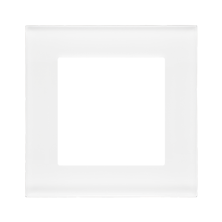 SIMON 55 NATURE BIAŁY RAMKA 1X SZKŁO MROŻONE