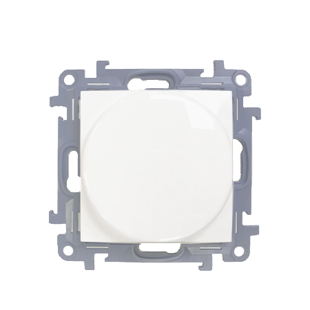 SIMON 10 MODUŁ BIAŁY ŚCIEMNIACZ 1- BIEGUNOWY NACISKOWO - OBROTOWY DO LED ŚCIEMNIALNYCH 230V