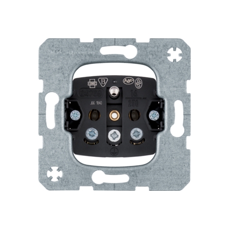 ONE PLATFORM MECHANIZM GNIAZDO 1X Z/U ZACISKI ŚRUBOWE 16A 250V /