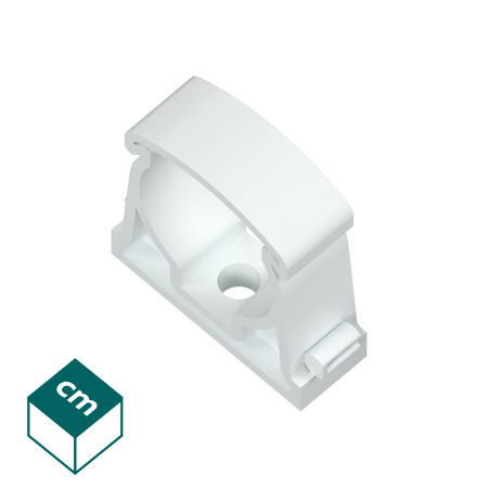 UZ 28/100 UCHWYT ZAMYKANY FI28 BIAŁY