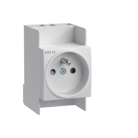 SN216 GNIAZDO 1X Z/U 2.5M 230V AC NA SZYNĘ TH35