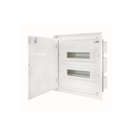 ERP18-2 ROZDZIELNIA PLASTIKOWA PT 36M 2X 18M N+PE IP40 IK10 407X418X120 DRZWI PEŁNE METAL BIAŁY DIDO