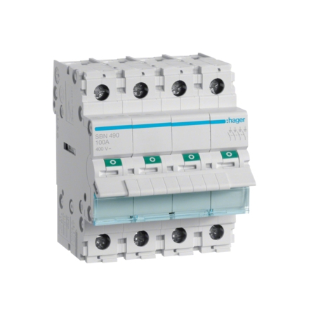 SBN490 ROZŁĄCZNIK IZOLACYJNY 100A 4P 4M 400V AC