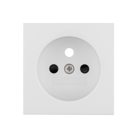 B.KWADRAT MODUŁ BIAŁY PŁYTKA DO GNIAZD 1X Z/U Z PRZESŁONAMI ONE PLATFORM