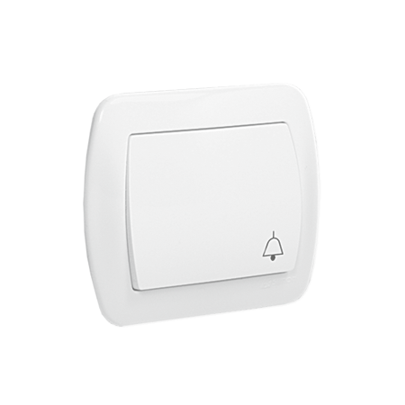 SIMON AKORD BIAŁY PRZYCISK "DZWONEK" ZACISKI ŚRUBOWE 10AX 250V