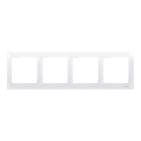 SIMON 54 PREMIUM BIAŁY RAMKA 4-KROTNA DR4/11