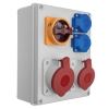 R-BOX 240 ROZDZIELNIA BUDOWLANA 2X 230V 1X 16A/5P 1X 32A/5P WYŁ. L/P IP44