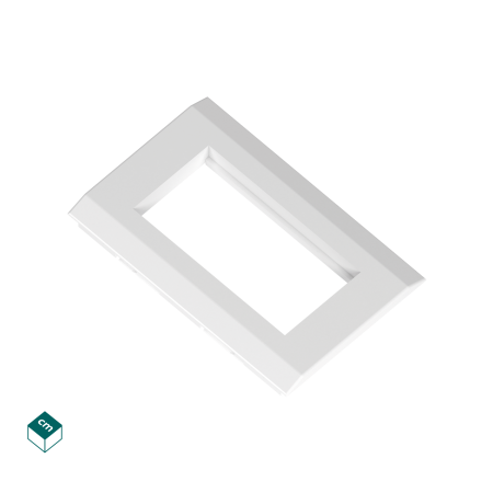 M45 BIAŁY RAMKA 2M KANAŁOWA DO KPP RK 2M