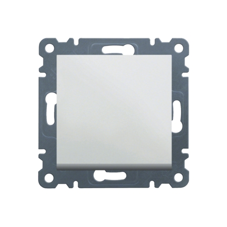 LUMINA SOUL/ INTENSE/ PASSION MODUŁ BIAŁY ŁĄCZNIK 1-BIEGUNOWY ZACISKI SPRĘŻYNOWE 10AX 250V /