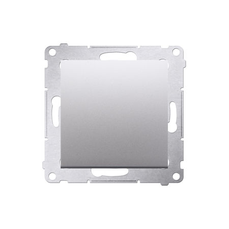 SIMON 54 MODUŁ SREBRNY MAT ŁĄCZNIK 1-BIEGUNOWY ZACISKI SPRĘŻYNOWE 10AX 250V