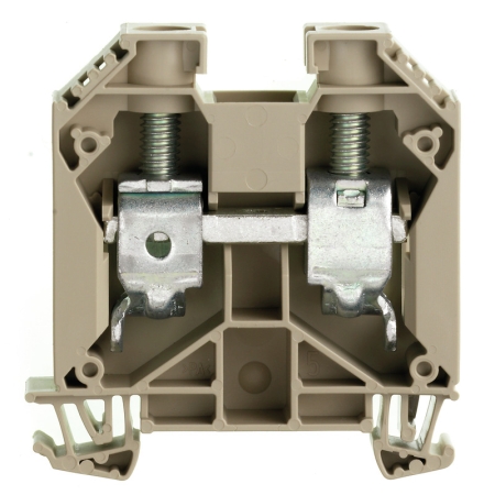 WDU 35.0 ZŁĄCZKA SZYNOWA PRZELOTOWA GWINTOWA BEŻ