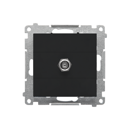 SIMON 55 MODUŁ CZARNY MAT GNIAZDO 1X TYP F DO INSTALACJI INDYWIDUALNYCH