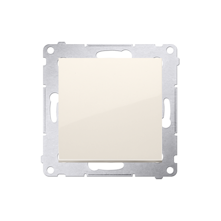 SIMON 54 MODUŁ KREM ŁĄCZNIK 1-BIEGUNOWY ZACISKI SPRĘŻYNOWE 10AX 250V