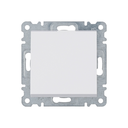 LUMINA SOUL/ INTENSE/ PASSION MODUŁ BIAŁY ŁĄCZNIK KRZYŻOWY 1X ZACISKI SPRĘŻYNOWE 10AX 250V