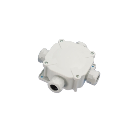 11P A.0035 PUSZKA INSTALACYJNA NT 75X75X33 IP67 PG16 4 DŁAWIKI SZARY