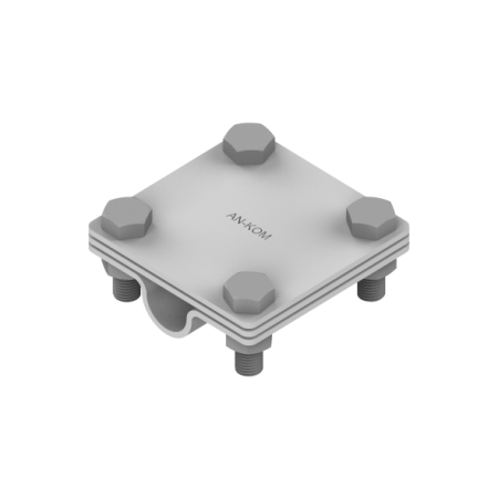 AN-52D/OG/, ZŁĄCZE UZIOMOWE 3 PŁYTKI, B=30MM / FI18 MM /OG/