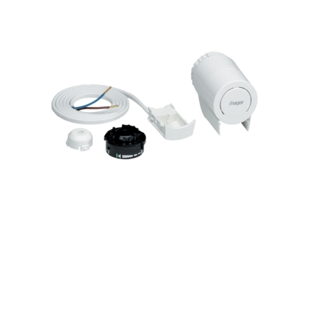 AKCESORIA OSPRZĘT NAPĘD ZAWORU GRZEJNIKOWEGO 24 V, BIAŁY