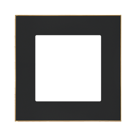 SIMON 55 DUO CZARNY/ ZŁOTY RAMKA 1X