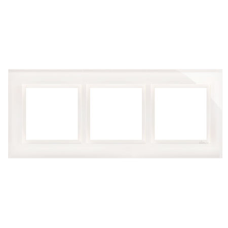 SIMON 54 NATURE BIAŁA PERŁA SZKŁO RAMKA 3X