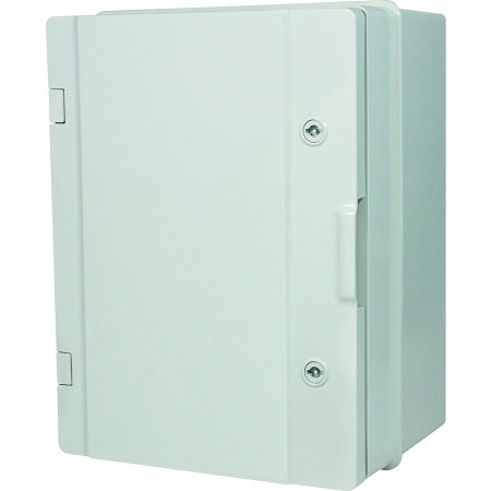 C.1602H OBUDOWA PLASTIKOWA NT 410X310X230 IP65 IK10 DRZWI PEŁNE Z PŁYTĄ SZARY