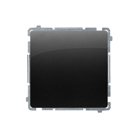 SIMON BASIC MODUŁ CZARNY MAT ŁĄCZNIK 1-BIEGUNOWY ZACISKI  SPRĘŻYNOWE 10AX 250V