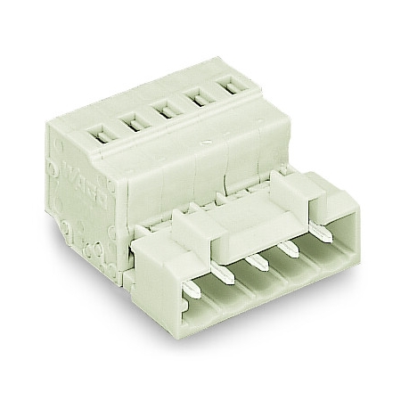 WTYK 1-PRZEWODOWY PEŁNA OCHRONA PRZED BŁĘDNYM WETKNIĘCIEM, JASNOSZARY