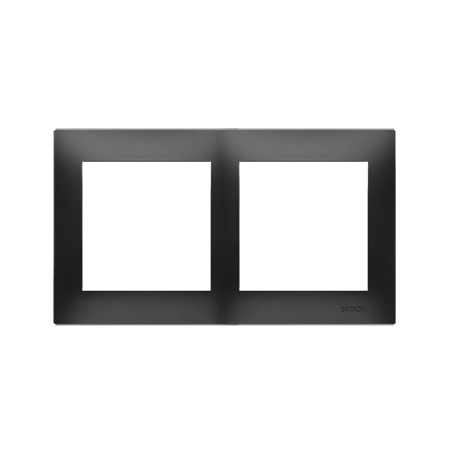 SIMON 54 PREMIUM CZARNY MAT RAMKA 2X