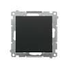 SIMON 55 MODUŁ CZARNY MAT PRZYCISK 1X 1Z ZACISKI SPRĘŻYNOWE 10AX 250V