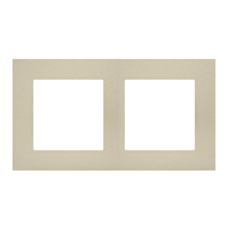 SIMON 55 SZAMPAŃSKI MAT RAMKA 2X LINE