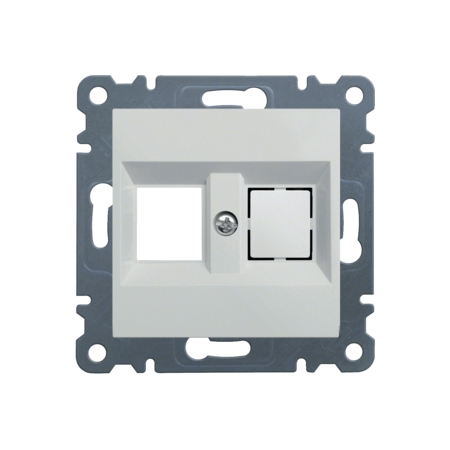 LUMINA SOUL/ INTENSE/ PASSION MODUŁ BIAŁY PŁYTKA DO GNIAZD 2X UAE 8 KEYSTONE PŁASKA